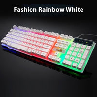 Industry gaming keyboard  glowing usb cable gaming keyboard